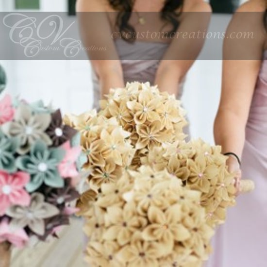 paper wedding bouquets