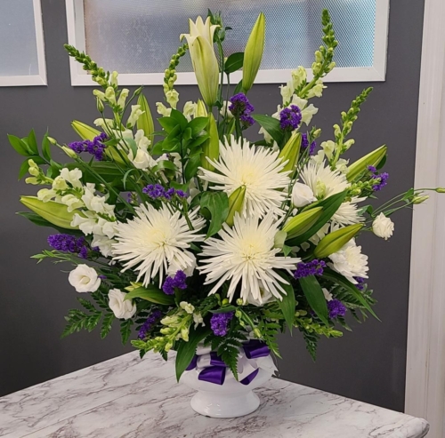 Funeral Vase Sprays - CV Custom Creations