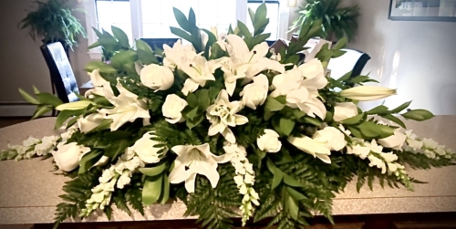 Eternal Life Casket Spray