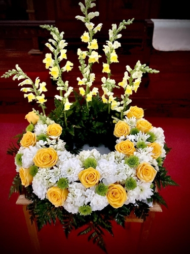 Rays of Light Urn Wreath