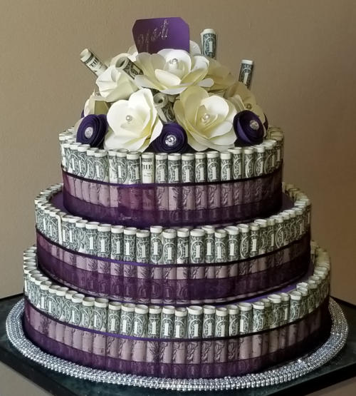 Happy Birthday Money Cake